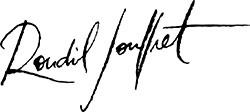 Création logo Domaine Roudil-Jouffret à Tavel
