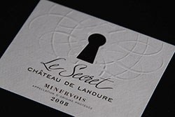Etiquette Château de Landure en Minervois - Val d'Orbieu