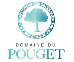 Création identité visuelle, logo Domaine du Pouget en Gascogne